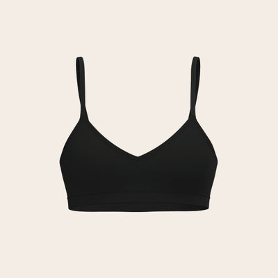 Leakproof Triangle Bralette Black