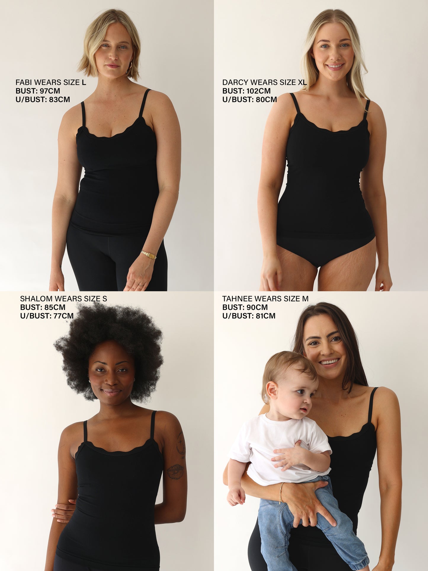 Leakproof Scallop Cami