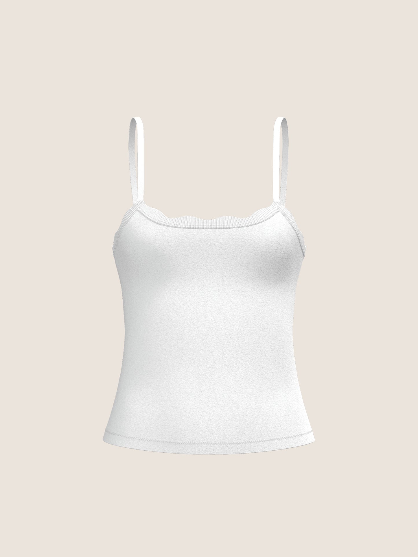 Leakproof Scallop Cami