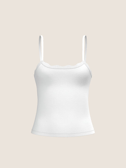 Leakproof Scallop Cami