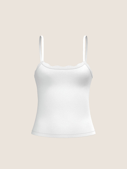 Leakproof Scallop Cami