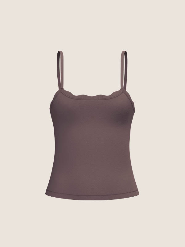 Leakproof Scallop Cami - Limited Edition Colours