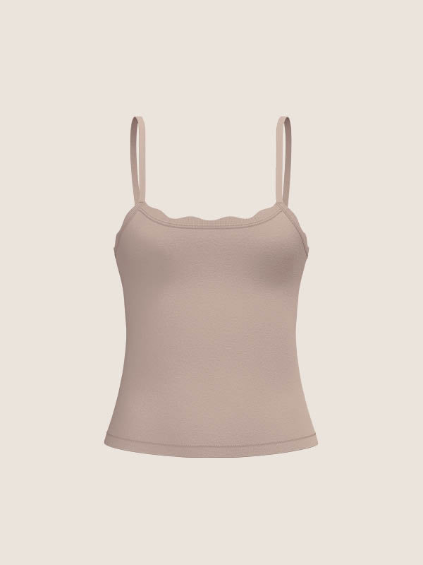 Leakproof Scallop Cami - Limited Edition Colours