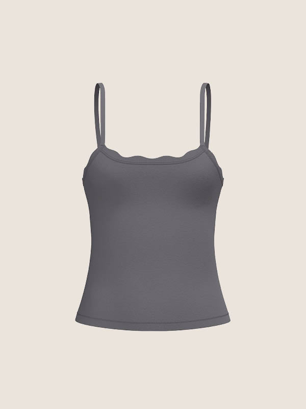 Leakproof Scallop Cami - Limited Edition Colours
