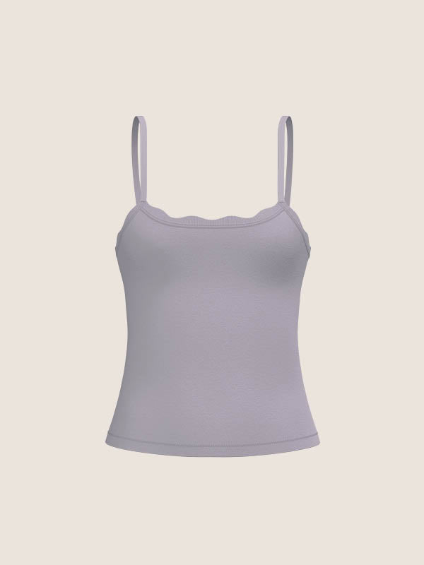 Leakproof Scallop Cami - Limited Edition Colours