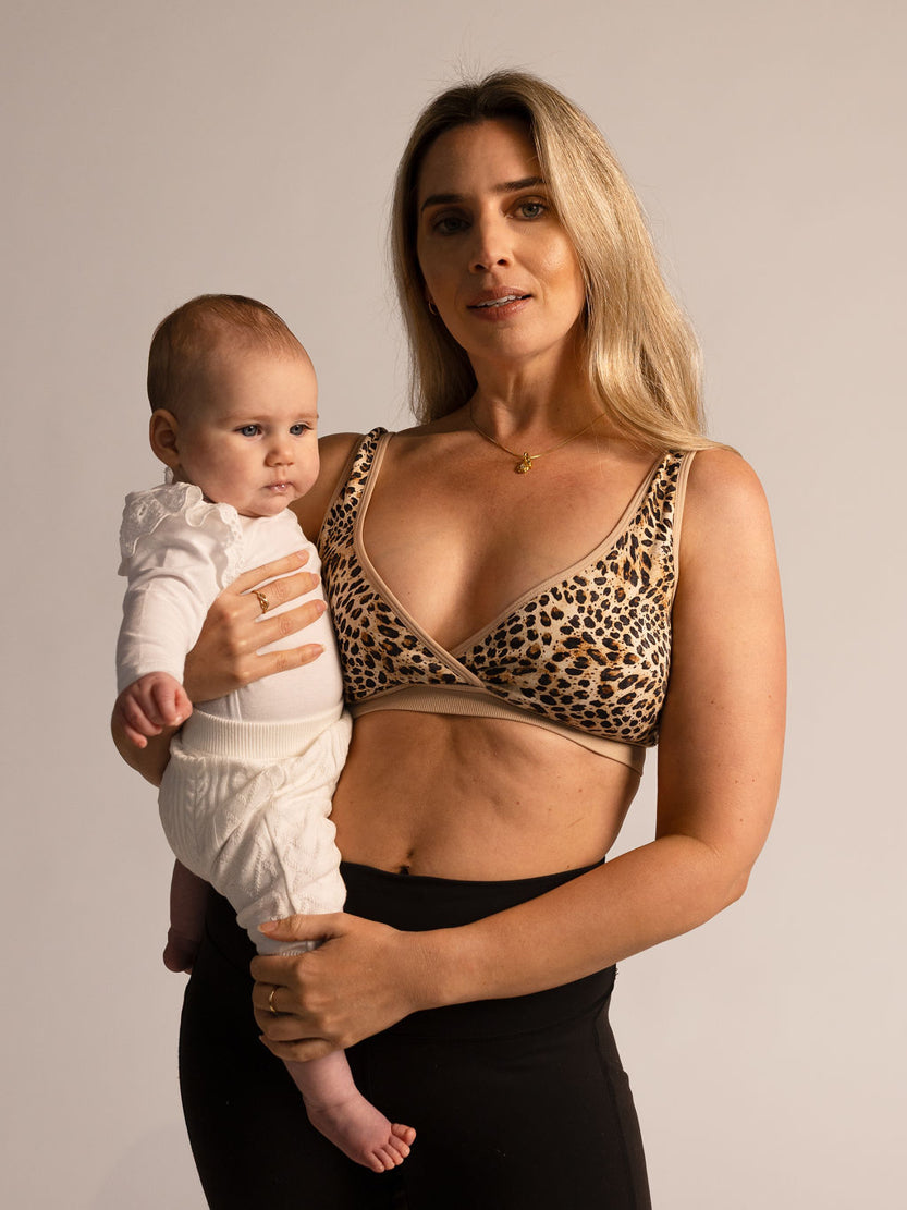 Leakproof Leopard Bralette