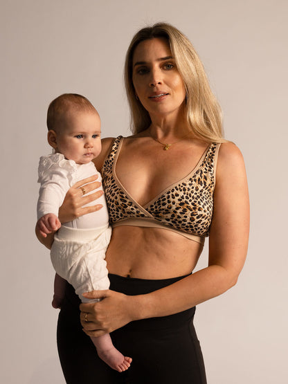Leakproof Leopard Bralette