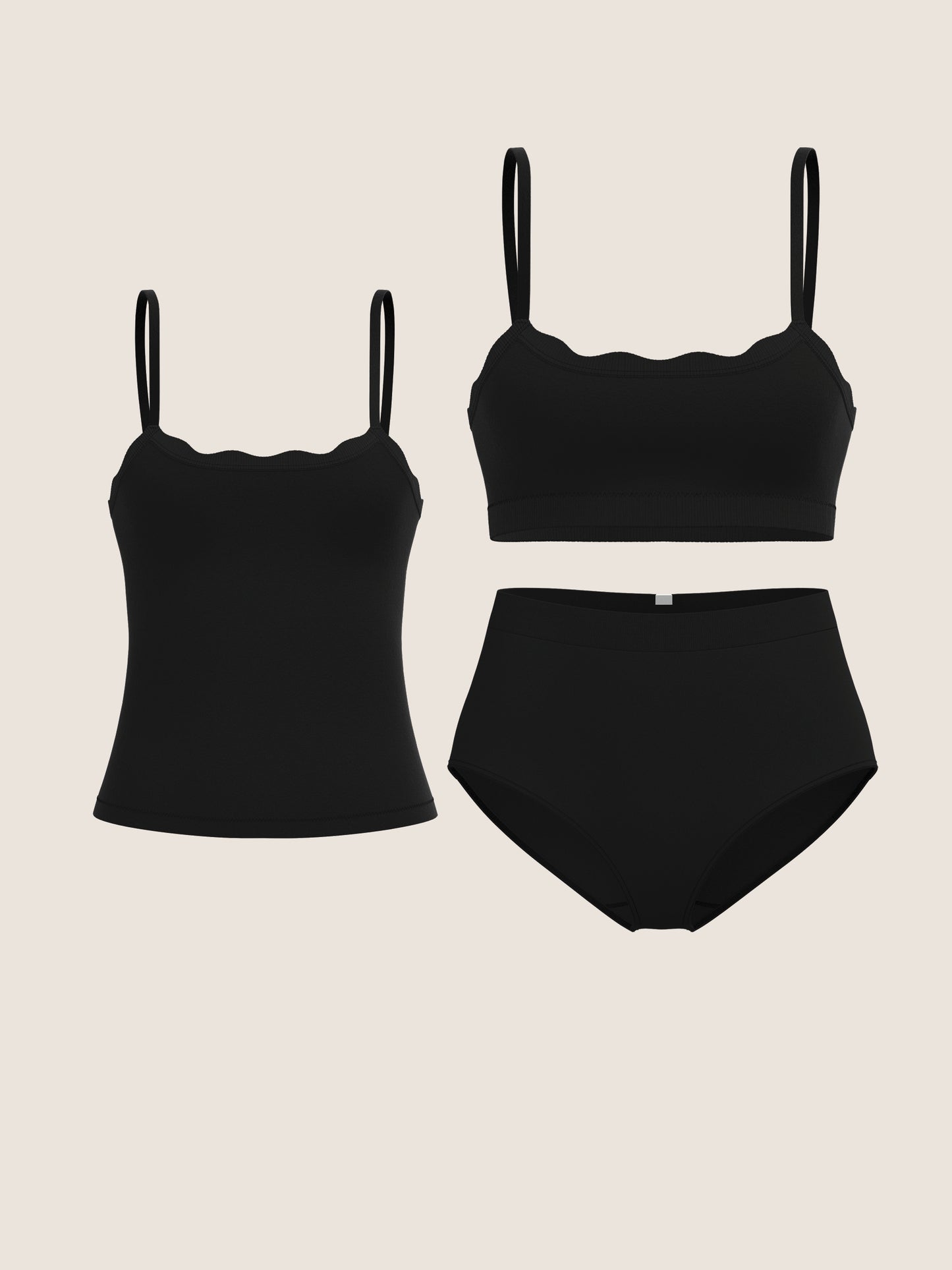 Brief, Bra + Cami Bundle