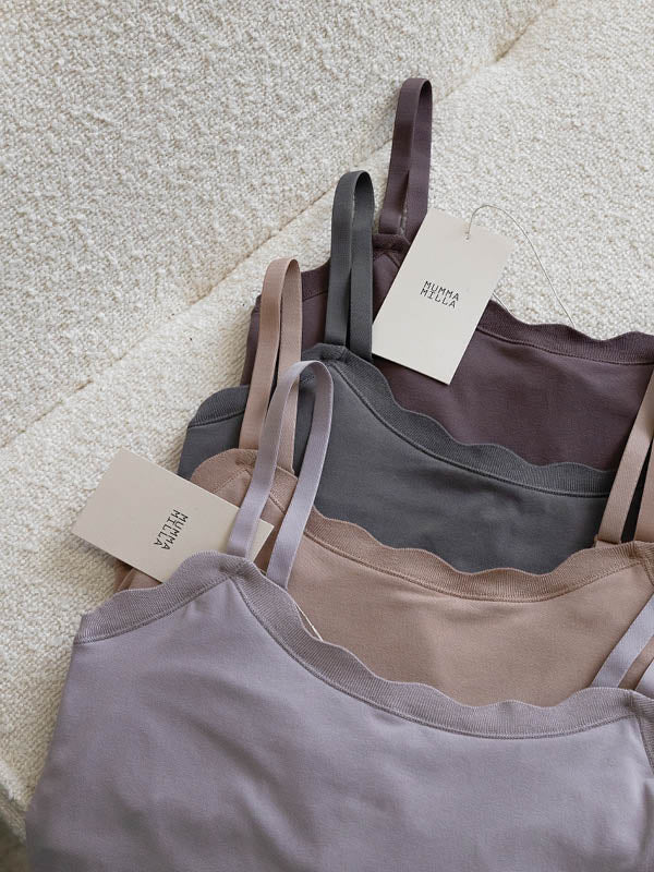 Leakproof Scallop Cami - Limited Edition Colours