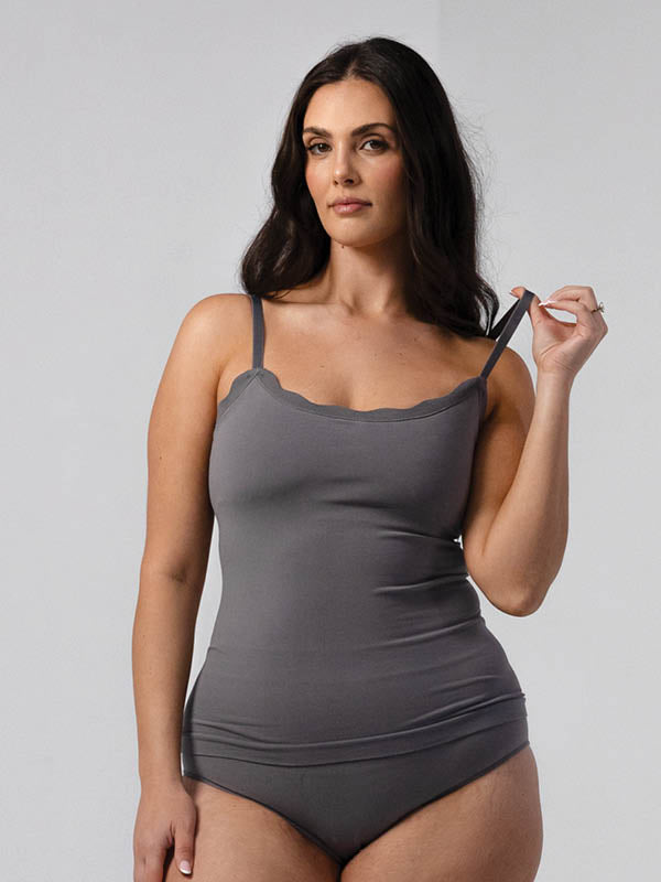 Leakproof Scallop Cami - Limited Edition Colours