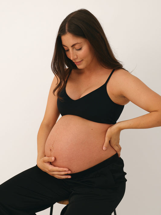 Leakproof Triangle Bralette Black
