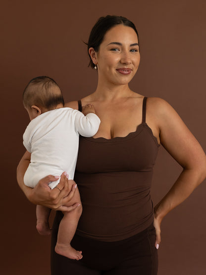 Leakproof Scallop Cami